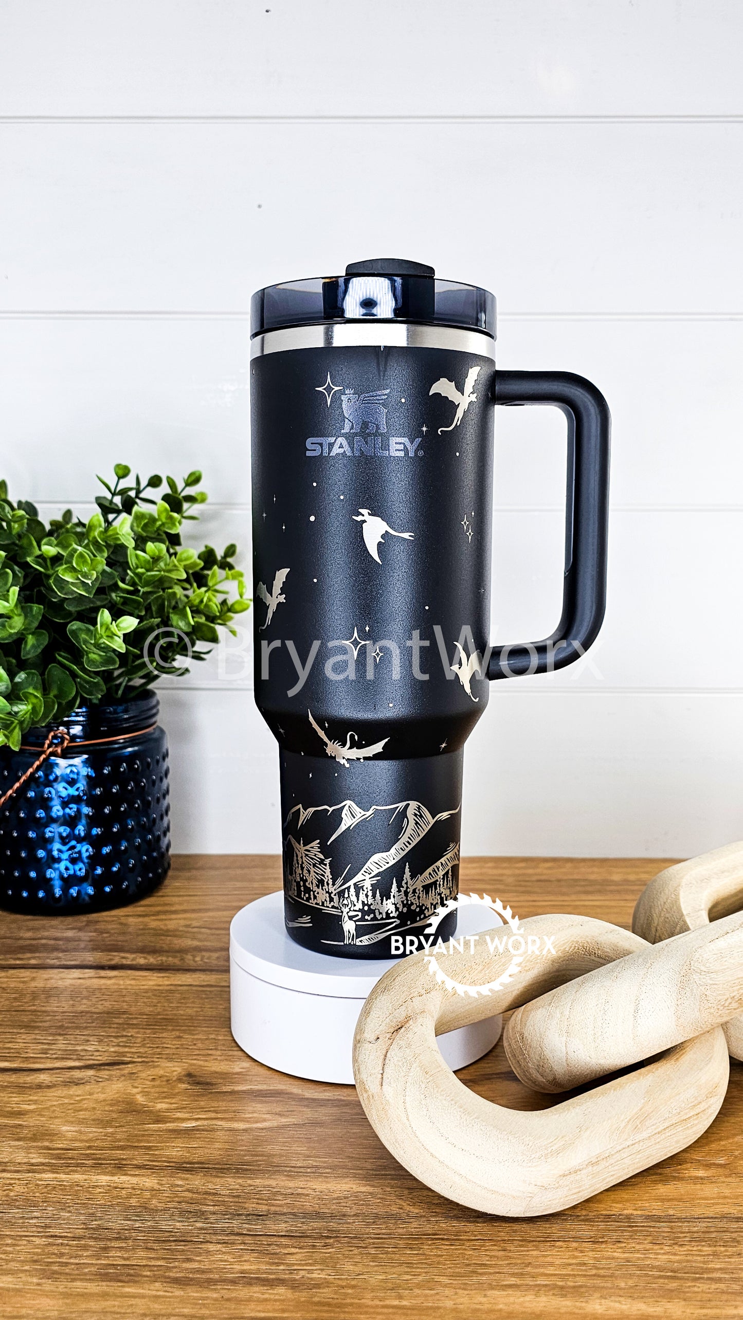 Dragon Landscape | Engraved Stanley® Tumbler | 40oz 30oz