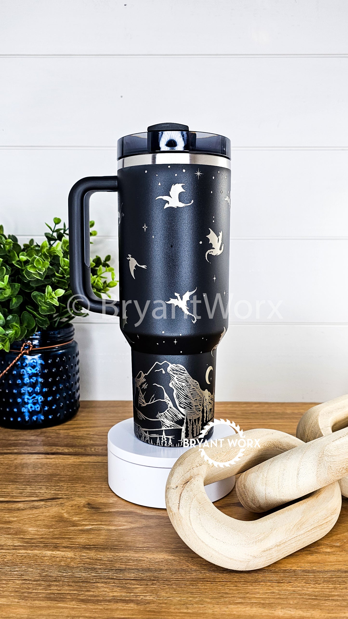 Dragon Landscape | Engraved Stanley® Tumbler | 40oz 30oz