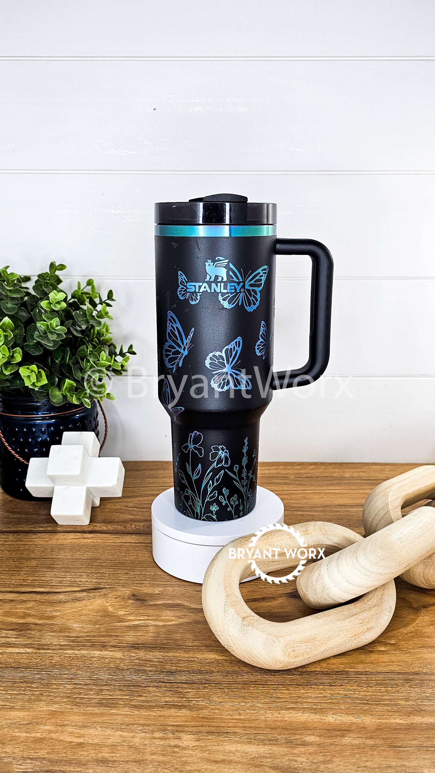Butterflies | Engraved Stanley® Tumbler | 40oz 30oz