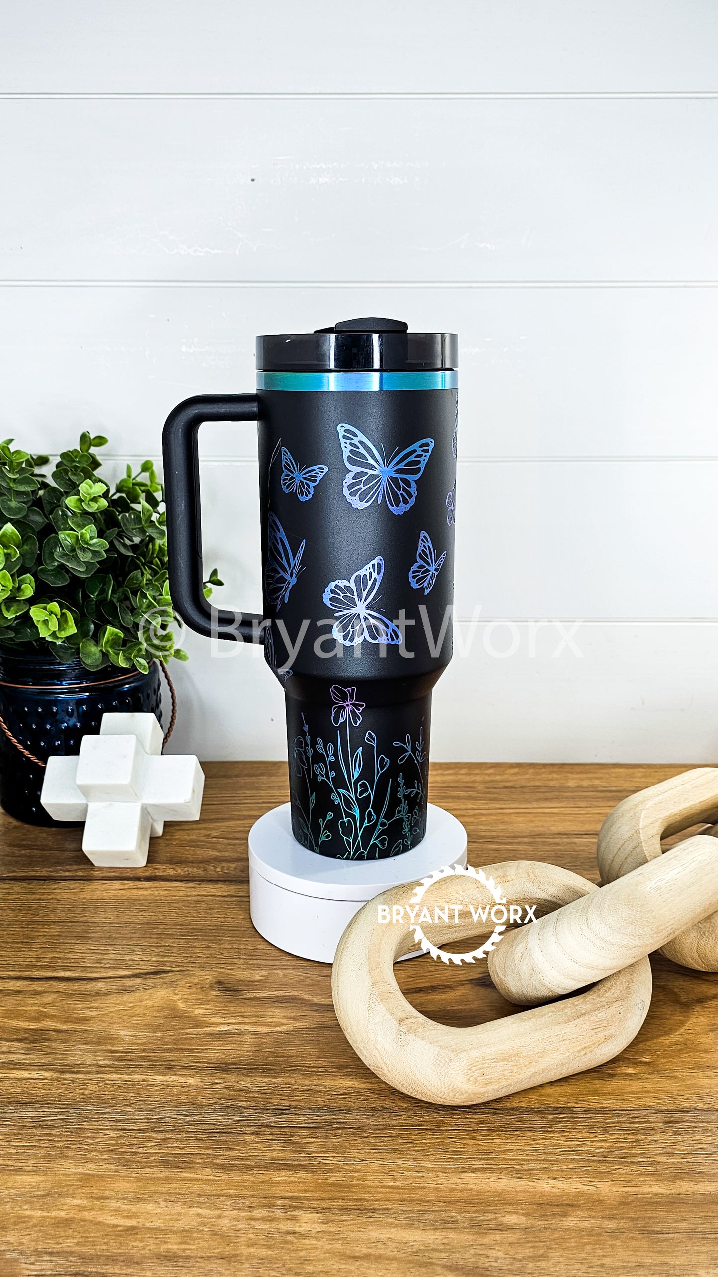 Butterflies | Engraved Stanley® Tumbler | 40oz 30oz