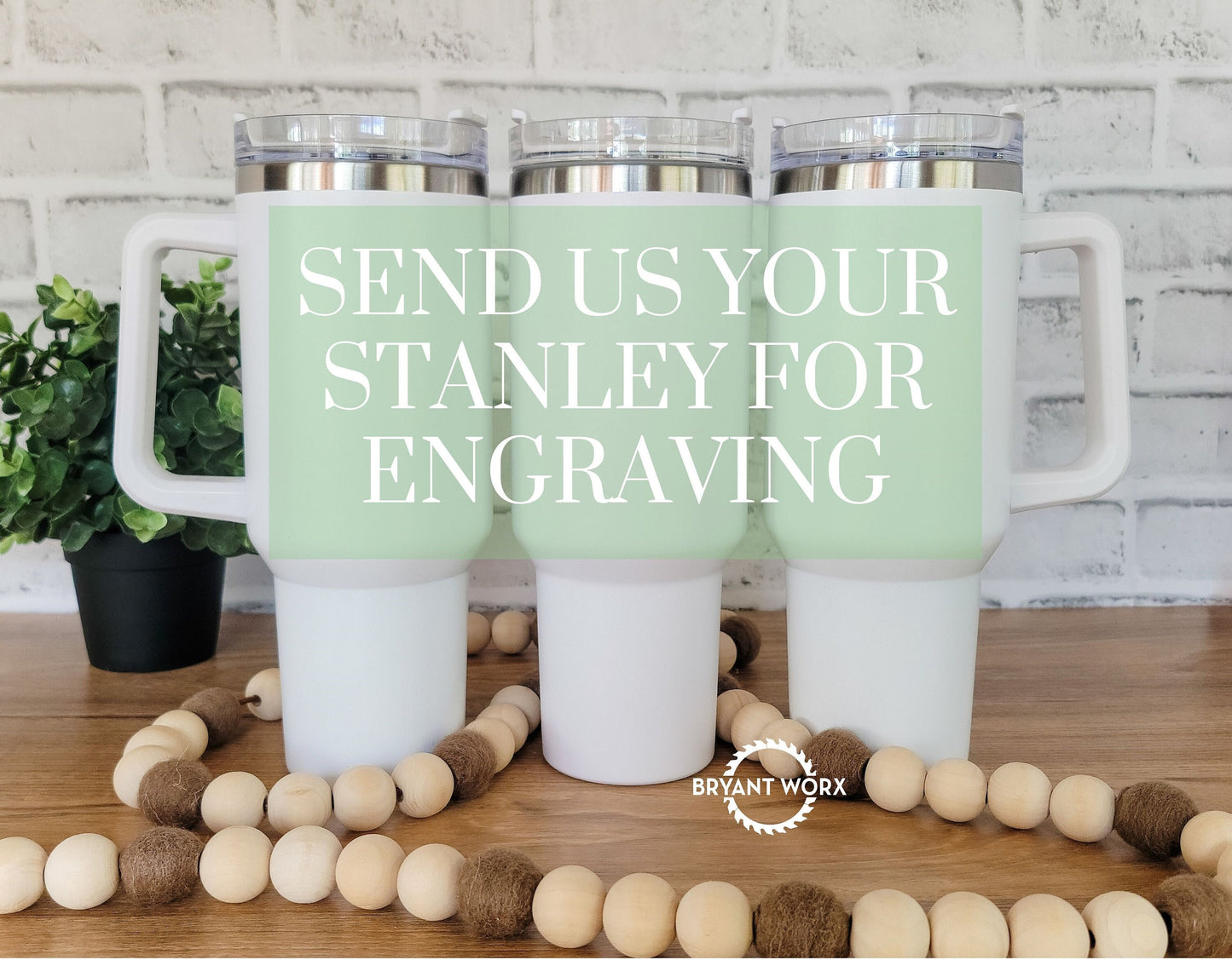 Send in Your Own Stanley for Engraving | Custom Stanley Tumbler | Personalization |