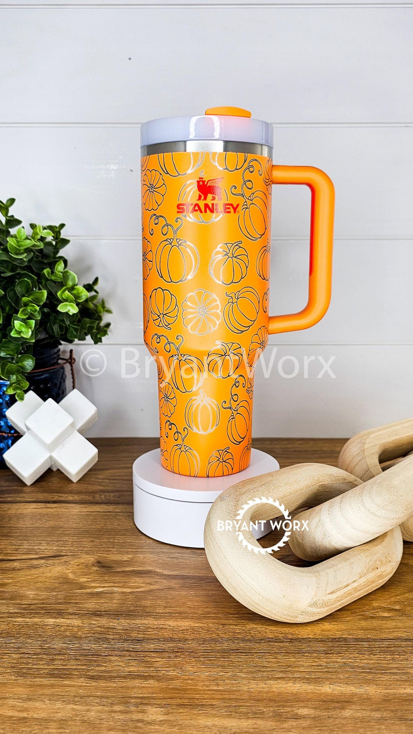 Pumpkin Patch Full Wrap | Engraved 40oz STANLEY with Handle | Scary | Halloween | Trick or Treat | BOO | Haunted | Fall | Spooky Season