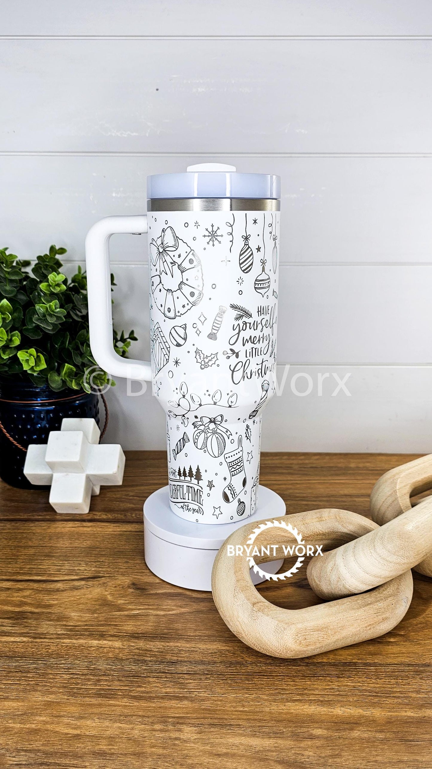 Merry and Bright | Engraved STANLEY | Have Yourself A Merry Little Christmas | Christmas STANLEY | Holiday | Holly | Jolly 40 oz 30oz 20oz