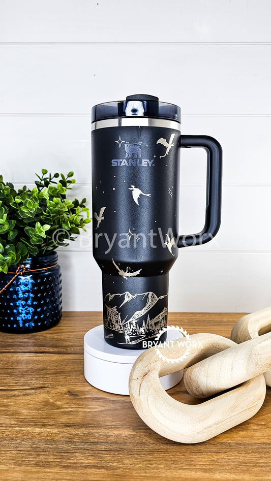 Dragon Landscape | Engraved Stanley® Tumbler | 40oz 30oz