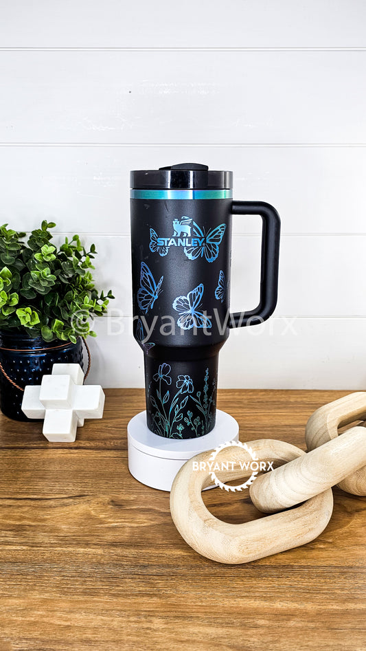 Butterflies | Engraved Stanley® Tumbler | 40oz 30oz