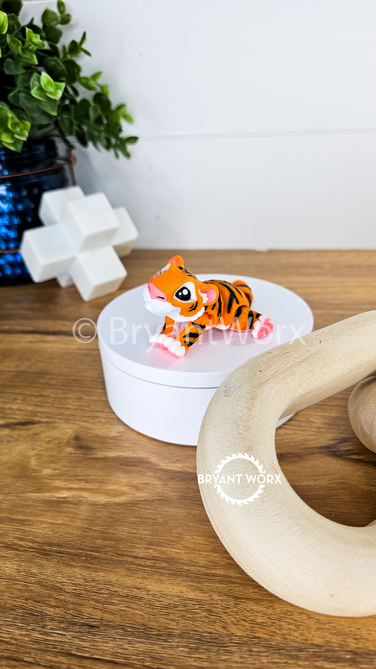 Mini Tiger | Articulated 3D Print Toy