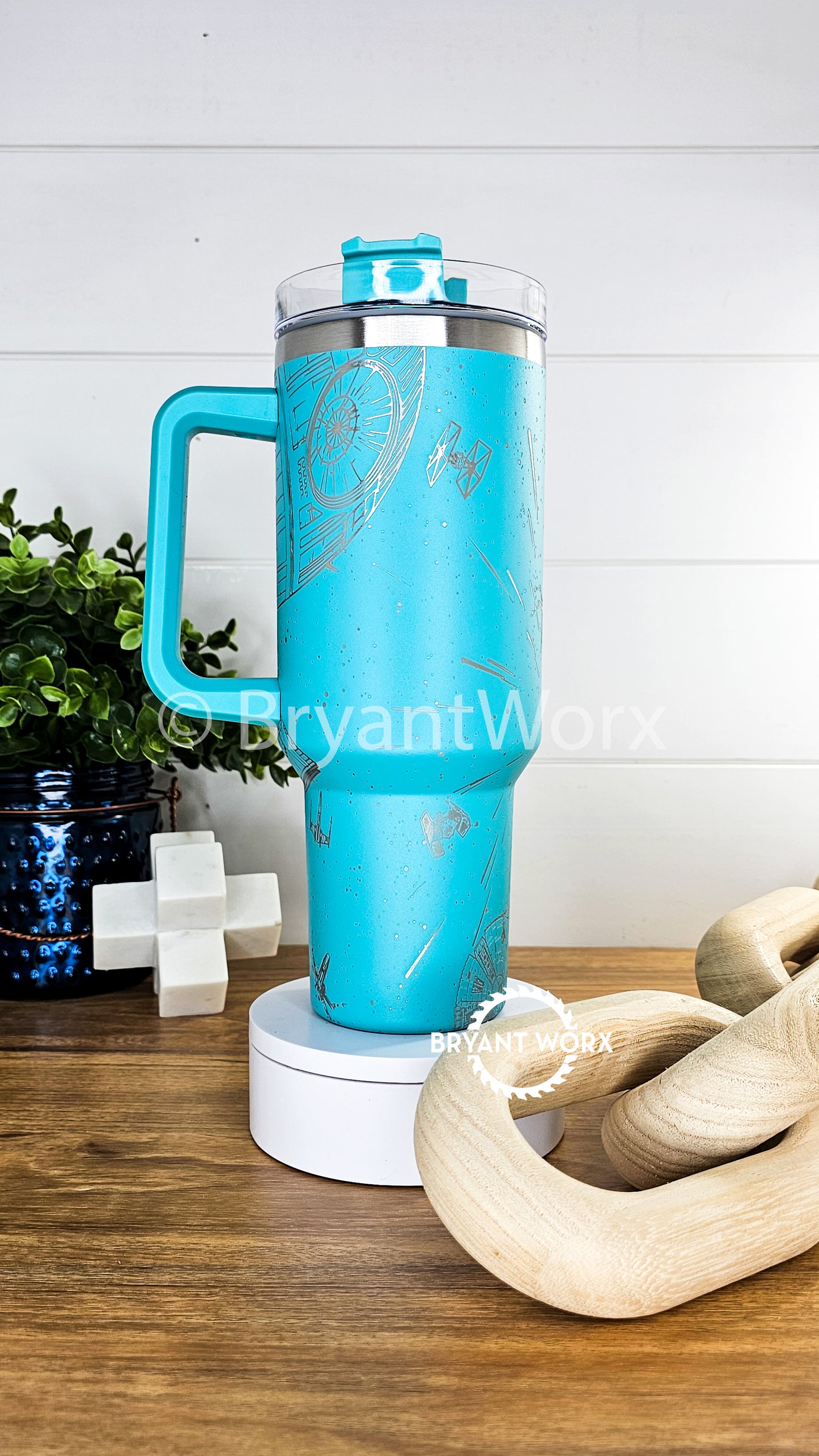 Galaxy Battle | Engraved Stainless Steel 40oz Tumbler