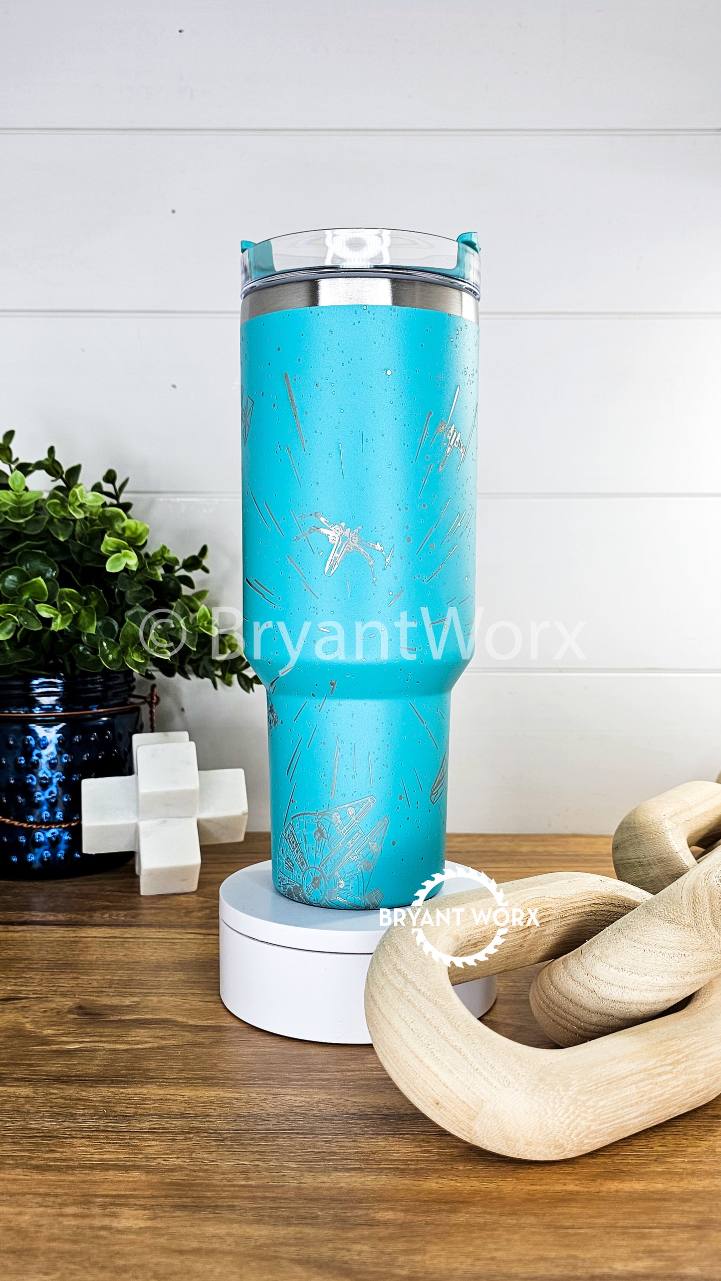 Galaxy Battle | Engraved Stainless Steel 40oz Tumbler