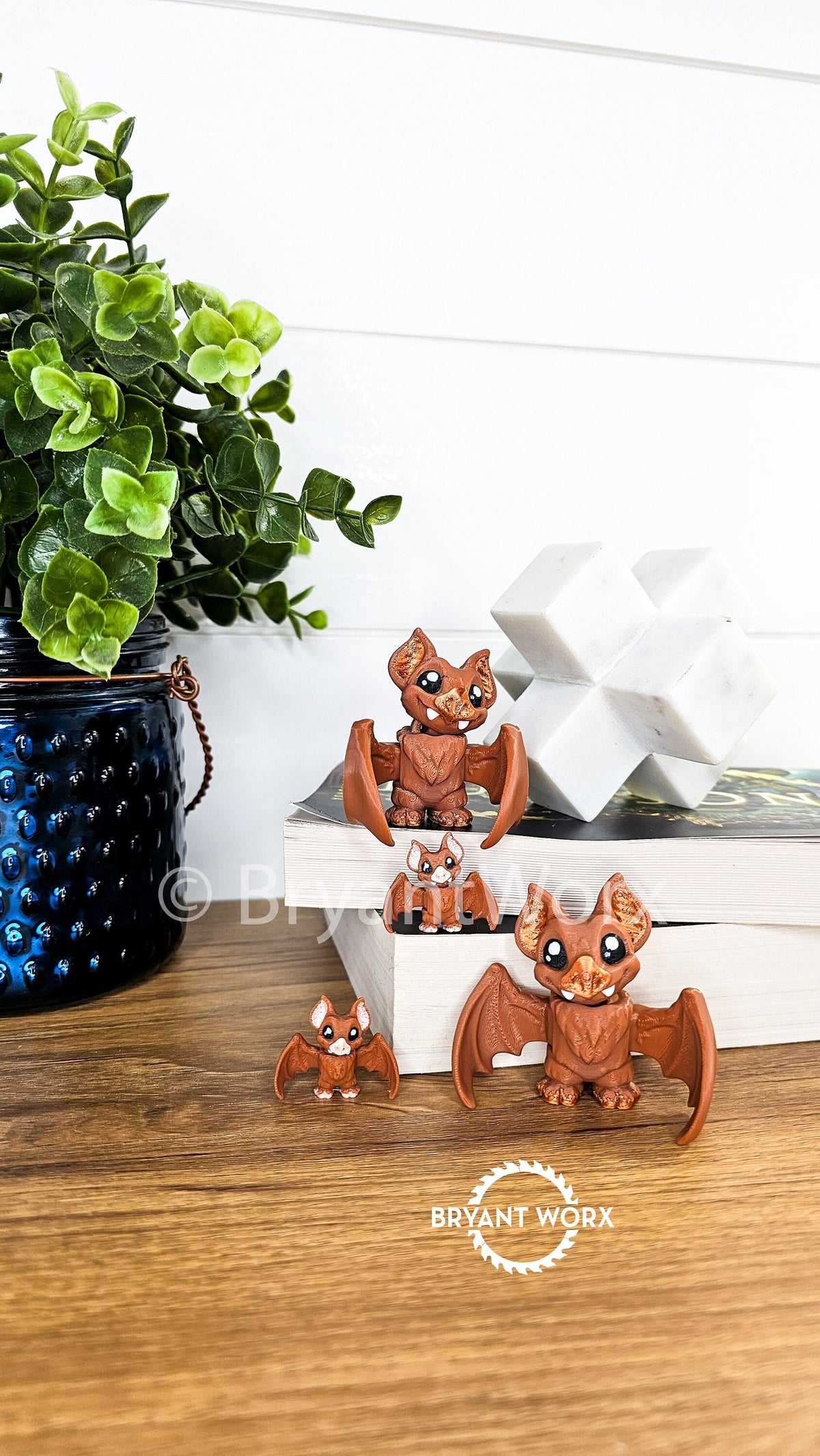 Bat Toy | Articulated 3D Print | Kids Toy | Animal Gift | Vampire Bat | Cute Bat | Bat Babies | Desk Pet | Halloween