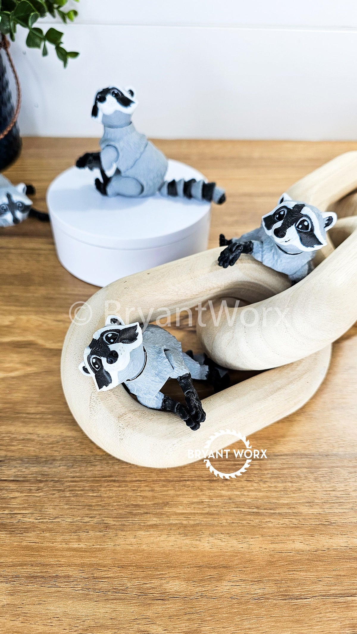 Racoon Toy | Articulated 3D Print | Kids Toy | Animal Gift | Trash Panda | Bandit