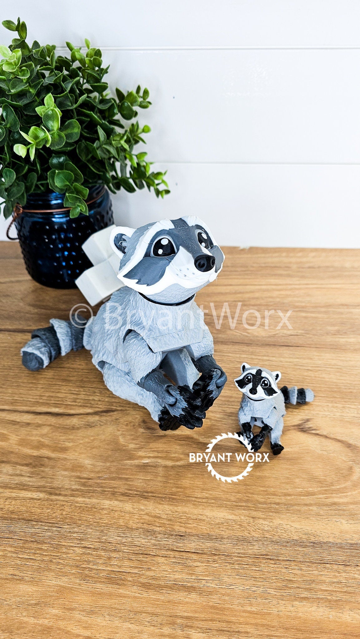 Racoon Toy | Articulated 3D Print | Kids Toy | Animal Gift | Trash Panda | Bandit