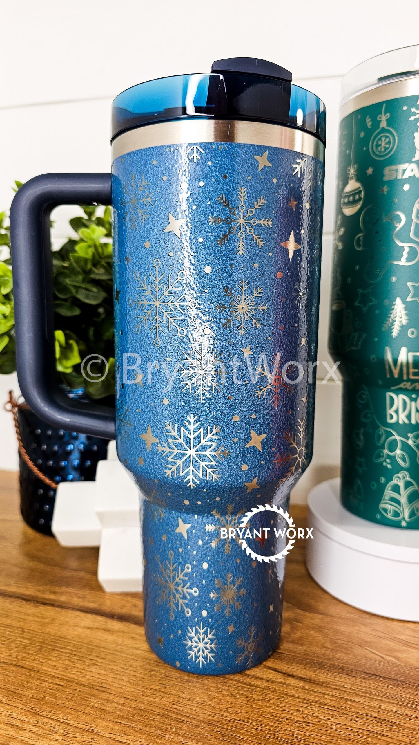 Snowflakes | Engraved STANLEY | Have Yourself | Merry Little Christmas | Christmas STANLEY | Holiday | Holly | Winter 40 oz 30oz 20oz
