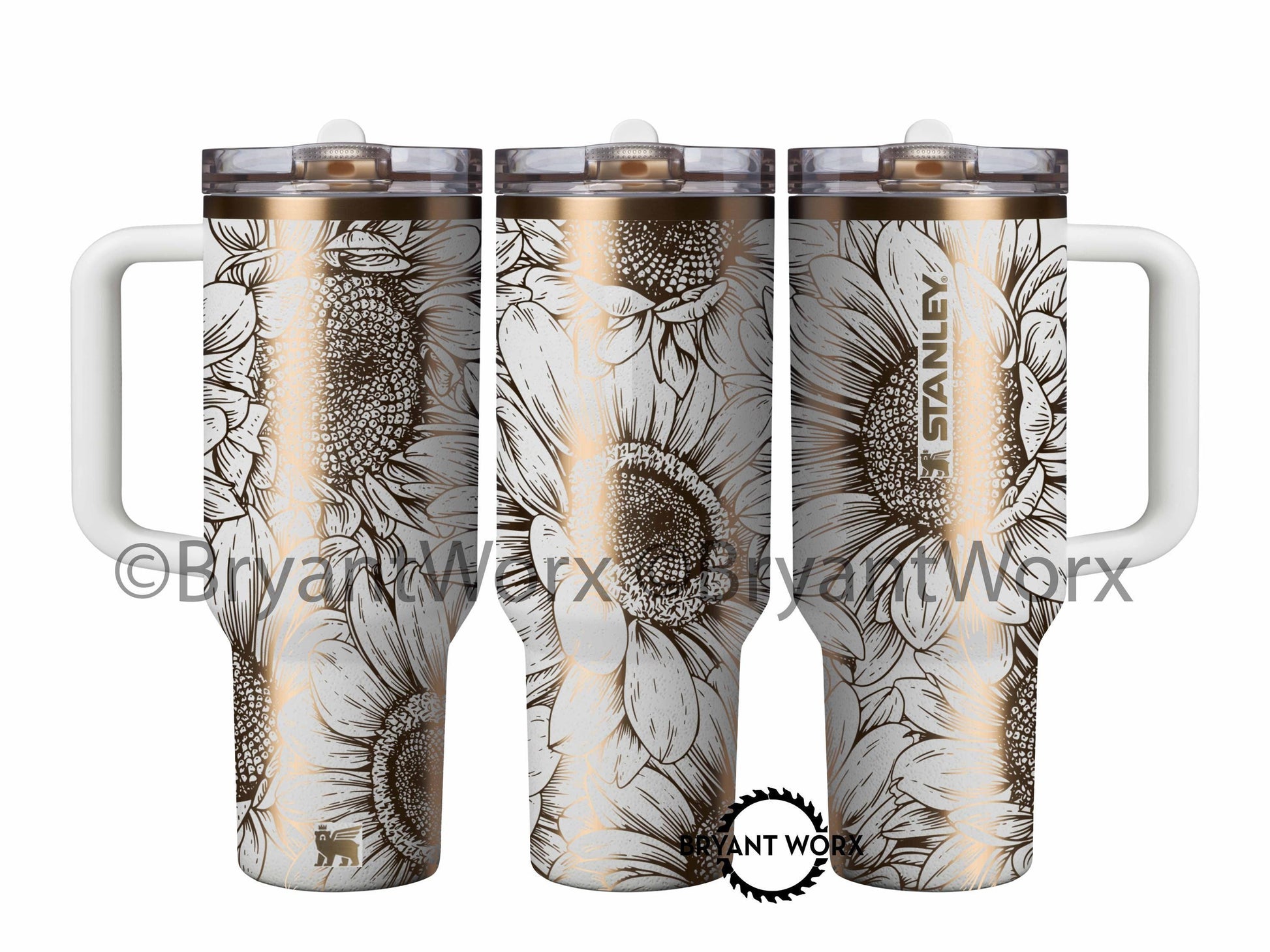 Sunflowers | Engraved STANLEY | Valentines Day | Love Cup | Flower Cup | Cute Valentine | Floral | Valentines | Sunflower | 40oz 30oz 20oz