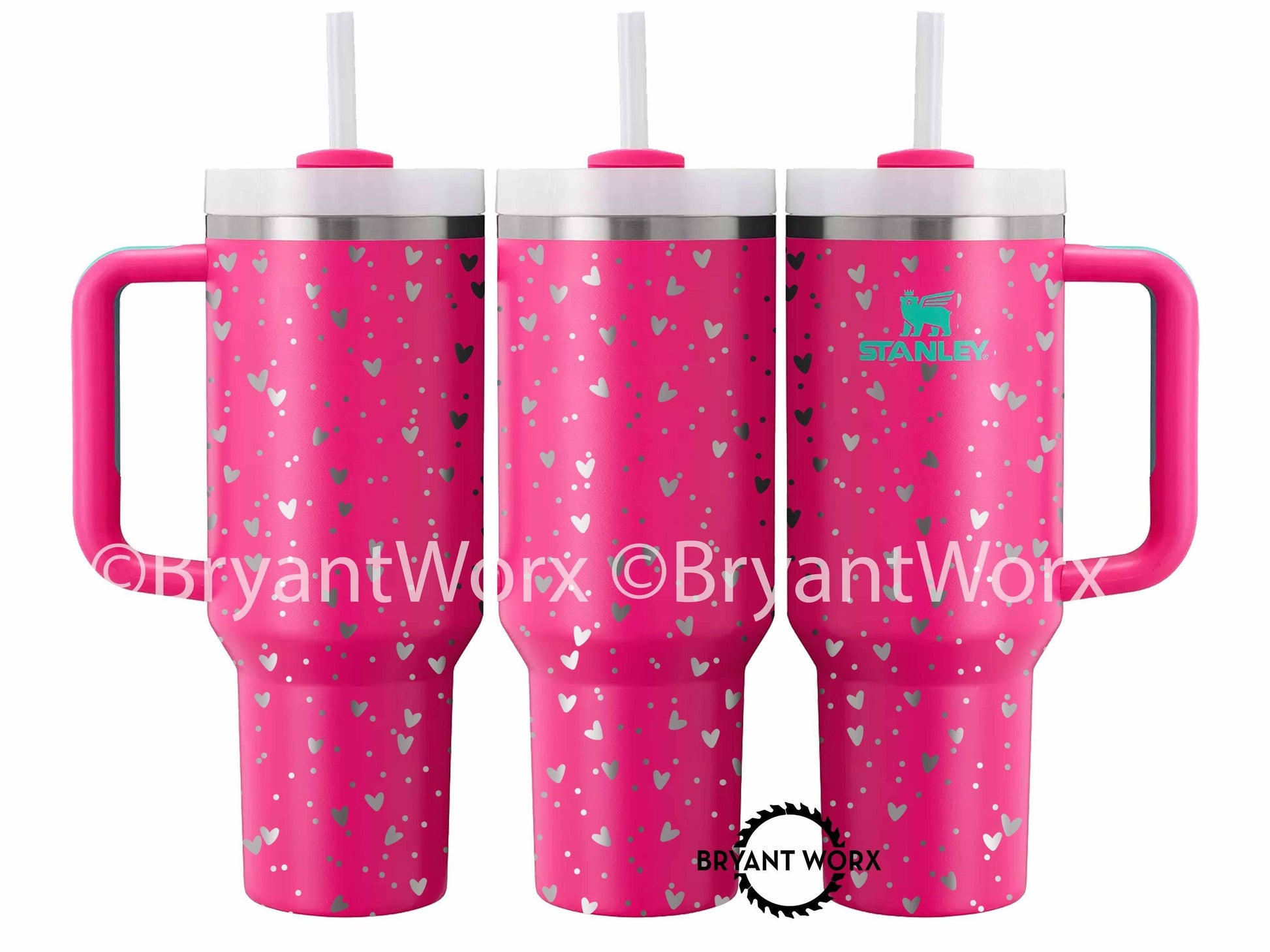 Mini Hearts | Engraved STANLEY | Valentines Day | Love Cup | Heart Cup | Cute Valentine | Be Mine | Valentine Stanley 40 oz 30oz 20oz