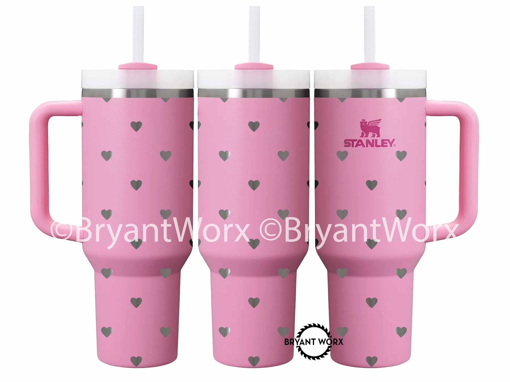 Cute Hearts | Engraved STANLEY | Valentines Day | Love Cup | Heart Cup | Cute Valentine | Be Mine | Valentine Stanley 40 oz 30oz 20oz