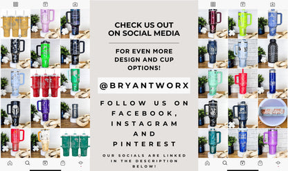 a collage of instagram pictures with the words, check us out on social