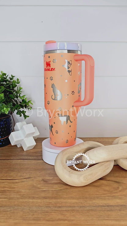 Cute Cats | Engraved Stanley® Tumbler | 40oz 30oz