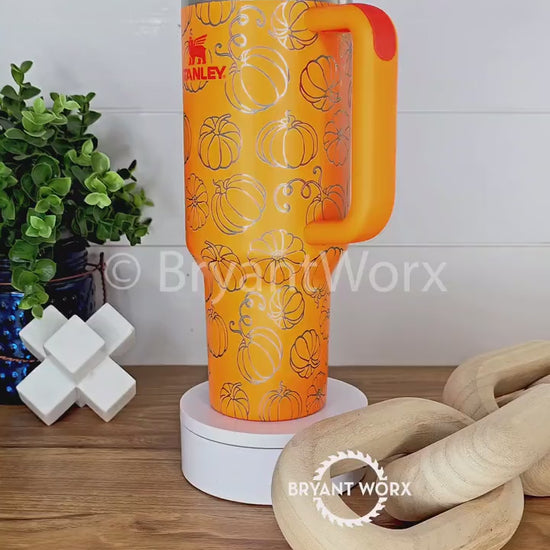Pumpkin Patch Full Wrap | Engraved 40oz STANLEY with Handle | Scary | Halloween | Trick or Treat | BOO | Haunted | Fall | Spooky Season