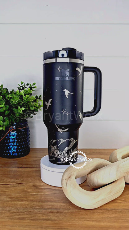 Dragon Landscape | Engraved Stanley® Tumbler | 40oz 30oz