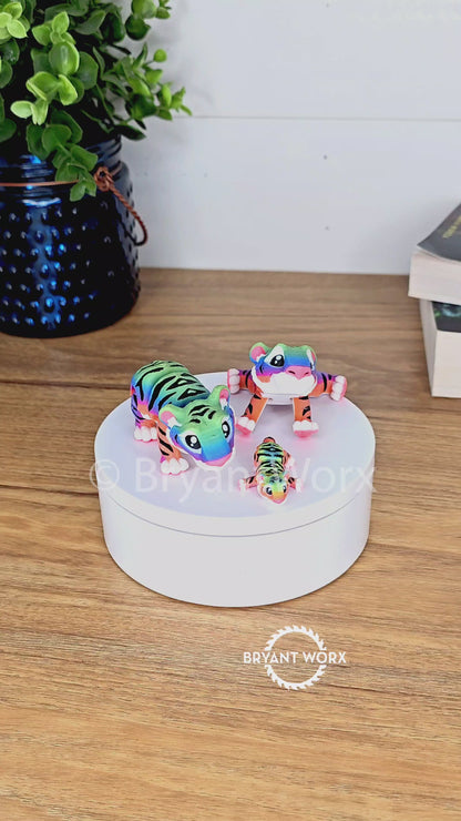 Mini Tiger | Articulated 3D Print Toy