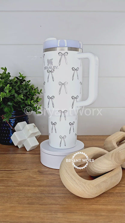 Coquette Bows | Engraved Stanley® Tumbler | 40oz 30oz